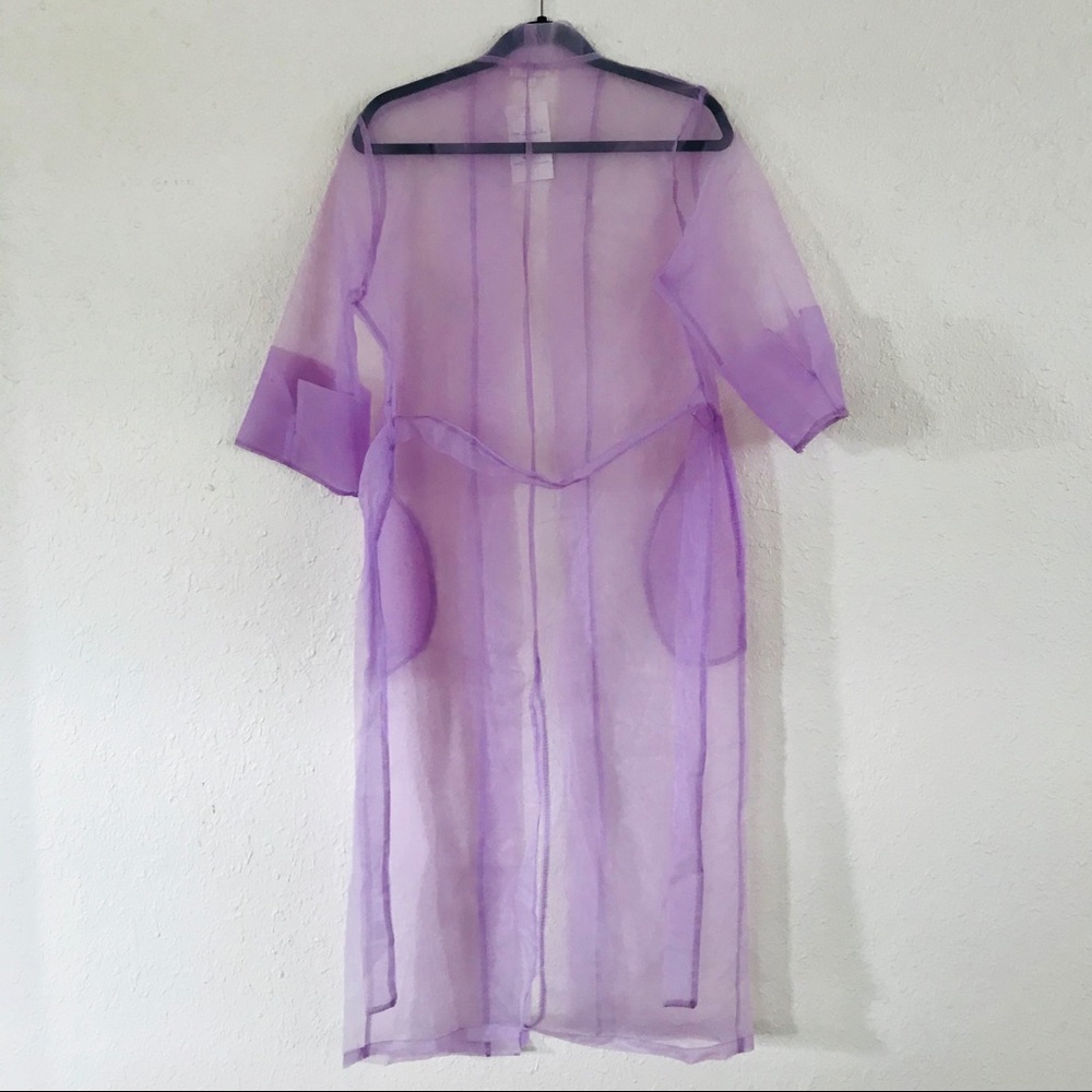 Quii Exquisite Collection Chiffon Robe NWT - Picture 5 of 6